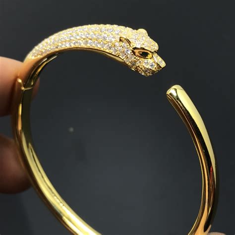 cartier panther bracelet dupe|cartier dupe bracelet etsy.